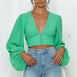 Hello Molly crop top